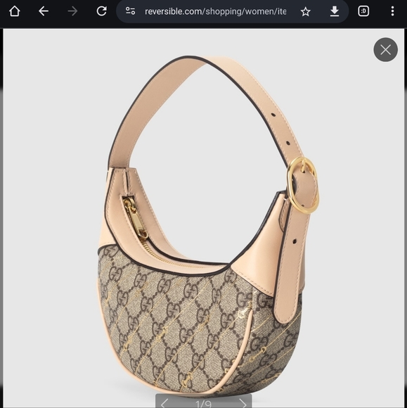 Authentic Gucci Ophidia Mini Bag with Horsebit Print - Picture 12 of 15